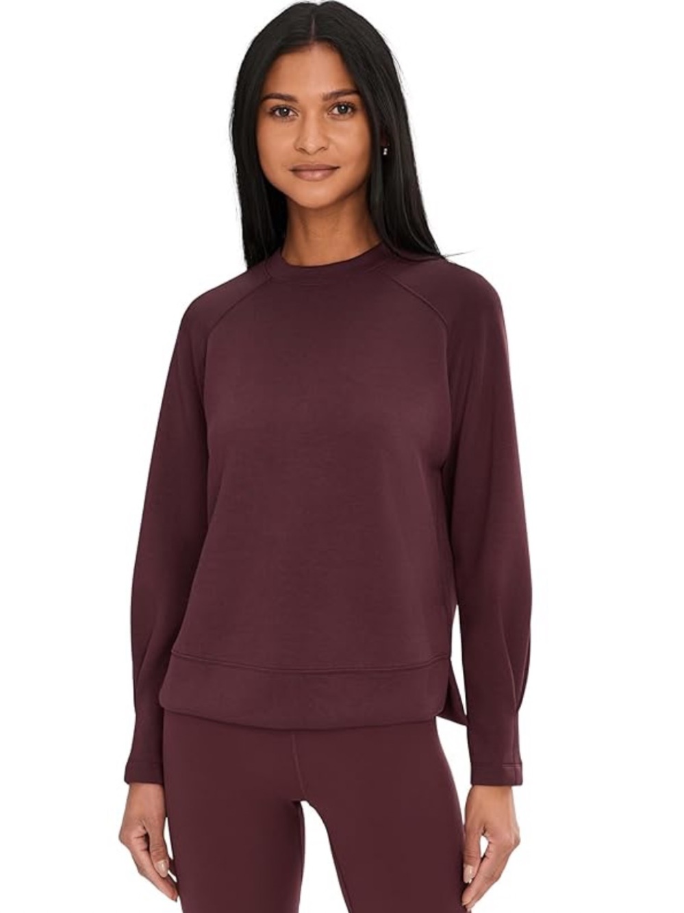 VARLEY Zosia Midlayer‎ Crewneck Sweatshirt in Sassafras size Small